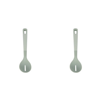 2PK eKu Upcycle Soft Grip Slotted Spoon - Avocado Green