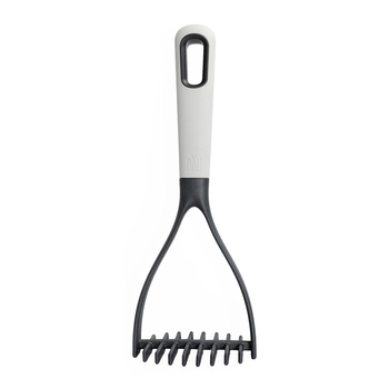 eKu Upcycle Soft Grip Kitchen Potato Masher - Caviar Black