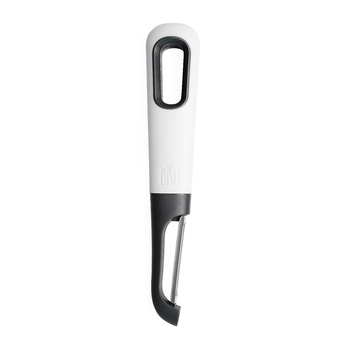 eKu Upcycle Soft Grip Swivel Peeler - Caviar Black