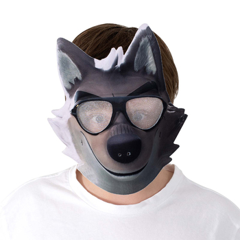 Universal The Bad Guys Mr Wolf Mask Halloween Party Mens Costume