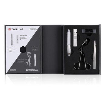 4pc Zwilling X Tweezerman The Perfect Fit Nail Clipper/File/Tweezer Set