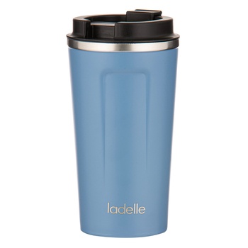 Ladelle Eco Culture Stainless Steel/PP 17cm/500ml Travel Mug - Blue