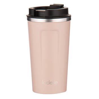 Ladelle Eco Culture Stainless Steel/PP 17cm/500ml Travel Mug - Nougat