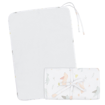 Living Textiles Waterproof Travel Change Mat Ava Birds