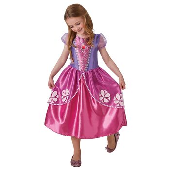 Disney Sofia the First Classic Pink Dress - Size 3-5