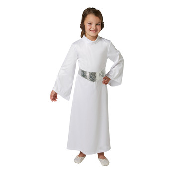 Star Wars Princess Leia Classic Girls Dress Up Costume - Size S