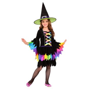 Rubies Rainbow Witch Girls Dress Up Costume - Size S