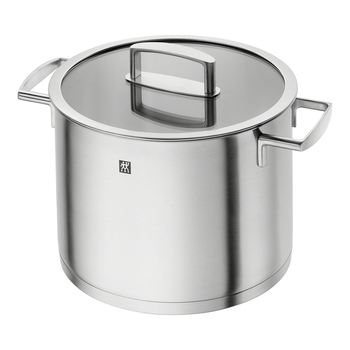 Zwilling Vitality 24cm Stainless Steel High Stock Pot w/ Lid - Silver