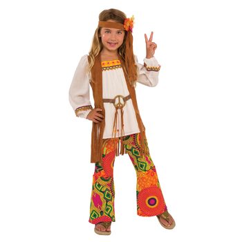 Rubies Flower Child Girls Dress Up Costume - Size M