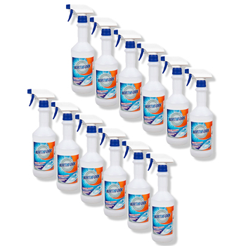 12PK Northfork 750ml Window & Glass Cleaner Decanting Bottle