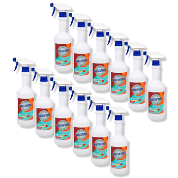 12PK Northfork 750ml Neutral Cleaner Decanting Bottle Rose