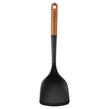 Staub 31cm Matte Silicone Turner w/ Wood Handle - Brown