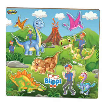 Creative Kids Blippi Chunky Dinosaur Puzzle Educational Play Toy 3y+