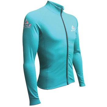 Adrenalin 2P Thermo Shield Long Sleeve Zip-Front Top Large - Aqua