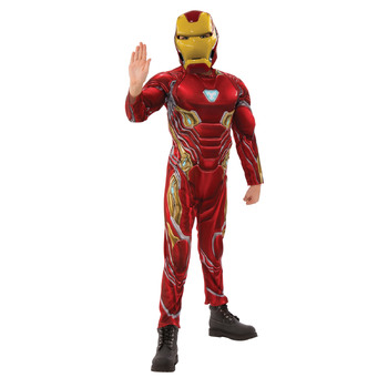 Marvel Iron Man Kids Dress Up Party Costume - Size M