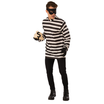 Rubies Burglar Opp Adults Dress Up Thief Costume - Size L