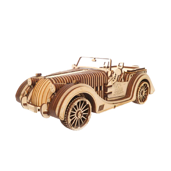 Ugears Roadster VM-01 Mechanical DIY Wooden 3D Puzzle 437pc