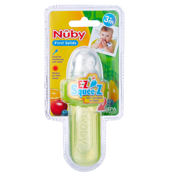 Nuby Baby/Kids Mini Squeeze Feeder Weaning Utenstil - Assorted