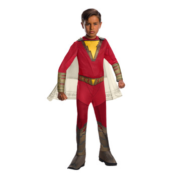 Dc Comics Shazam Classic Boys Dress Up Costume - Size L