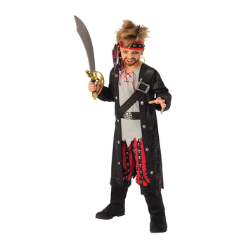 Swashbuckling Pirate Boys Dress Up Costume - Size M