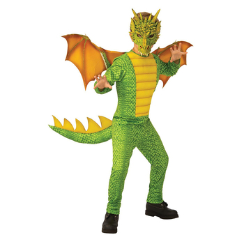 Dragon Deluxe Dress Up Halloween Costume w/ Mask - Size S