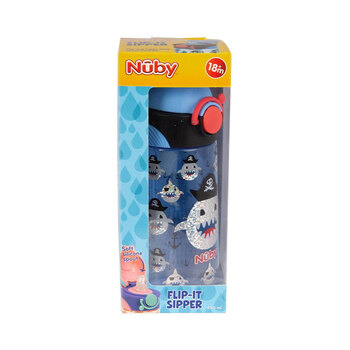 Nuby Tritan Glitter Spring Spout Cup w/ Lock 450ml 18m+ Assorted