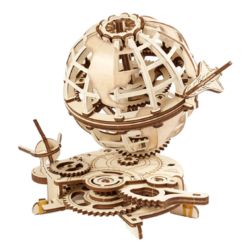 Ugears Globus Mechanical DIY Wooden 3D Puzzle 18pc