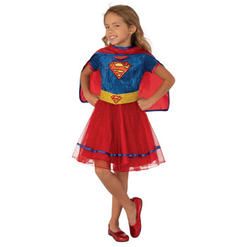 DC Comics Supergirl Deluxe Dress Up Costume - Size M