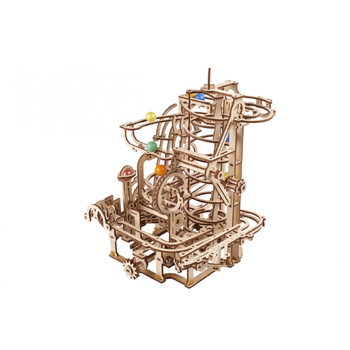 Ugears Marble Run Spiral Hoist Mechanical Wooden 3D Puzzle 266pc