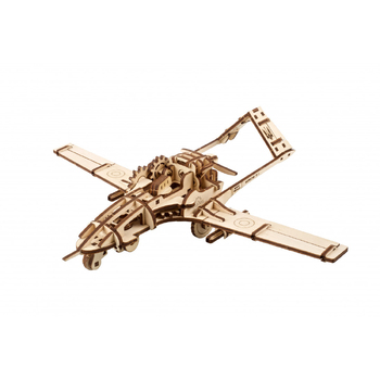 Ugears Bayraktar TB2 Combat Drone Wooden 3D Puzzle 12pc