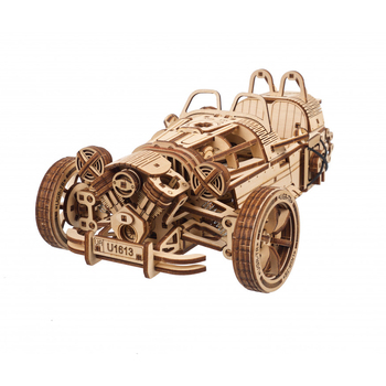 Ugears 457pcs Three-Wheeler UGR-S Wooden Mechanical 3D Model Kit 14y+