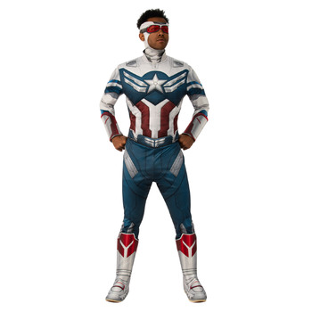 Disney Captain America Deluxe Faws Dress Up Costume - Size Standard