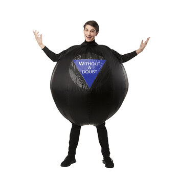 Rubies Magic-8 Ball Adult Unisex Tabard Dress Up Costume - Standard