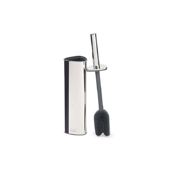 Joseph & Joseph 43.7cm Flex Luxe 360 Toilet Brush w/ Holder - Steel