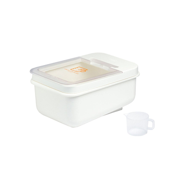 Lock & Lock 8L Grain Dry Food Container w/ Cup - White