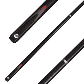 Formula Sports Plain Composite 2 Piece 57" Cue Stick - Black 