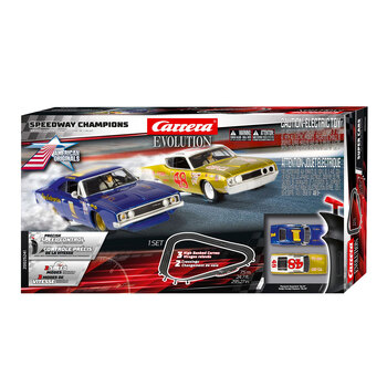 Carrera Speedway Champions - 7.5m 1:32 Banktrack Slot Car Childrens Toy Set 8y+