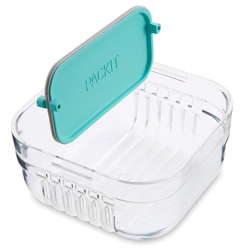 Packit Mod 13cm Snack Bento Box w/ Removable Divider - Mint