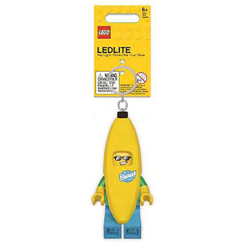 Lego Kids Banana Guy Key Light LED Minifigure Keychain 6y+