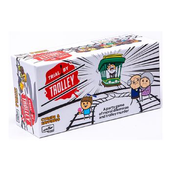 Cyanide & Happiness Trial by Trolley Adult Party Card Game 18+