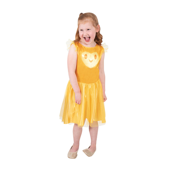 Wish Star Tutu Dress Costume Kids/Children Size 4-6y Gold