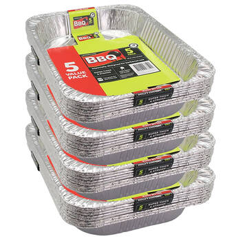 4x 5PK Lemon & Lime Foil Tray Large Value Pack