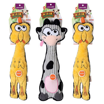 3PK Paws & Claws Animal Kingdom Googly Farm 49x12cm Cow & Chicken Assorted