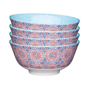 4PK Mikasa Does it All Kitchen Glazed Bowl 15.7cm - Mosaic