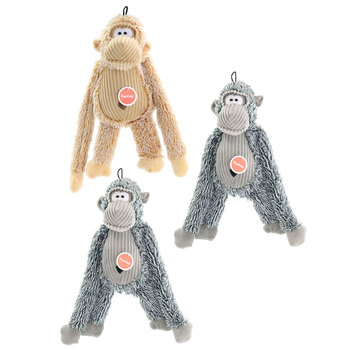 3PK Paws & Claws Animal Kingdom Cheeky Dangly Gorilla 35x15x13cm Assorted