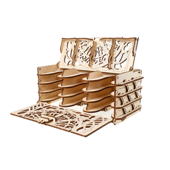 Ugears Card Holder Mechanical DIY Wooden 3D Puzzle 77pc