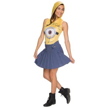 Marvel Minion Face Dress Adult Womens Dress Up Costume - Size L