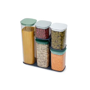 5pc Joseph & Joseph Podium Storage Container Set - Sage