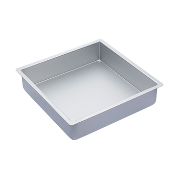 Mastercraft Anodised 30.5cm Square Deep Cake Pan Baking Tray - Silver