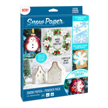 Be Amazing Toys Snow Paper & Powder Plus Pack Kids Art Craft Kit 8y+